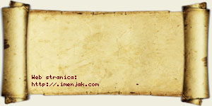 Hana Stamenić vizit kartica